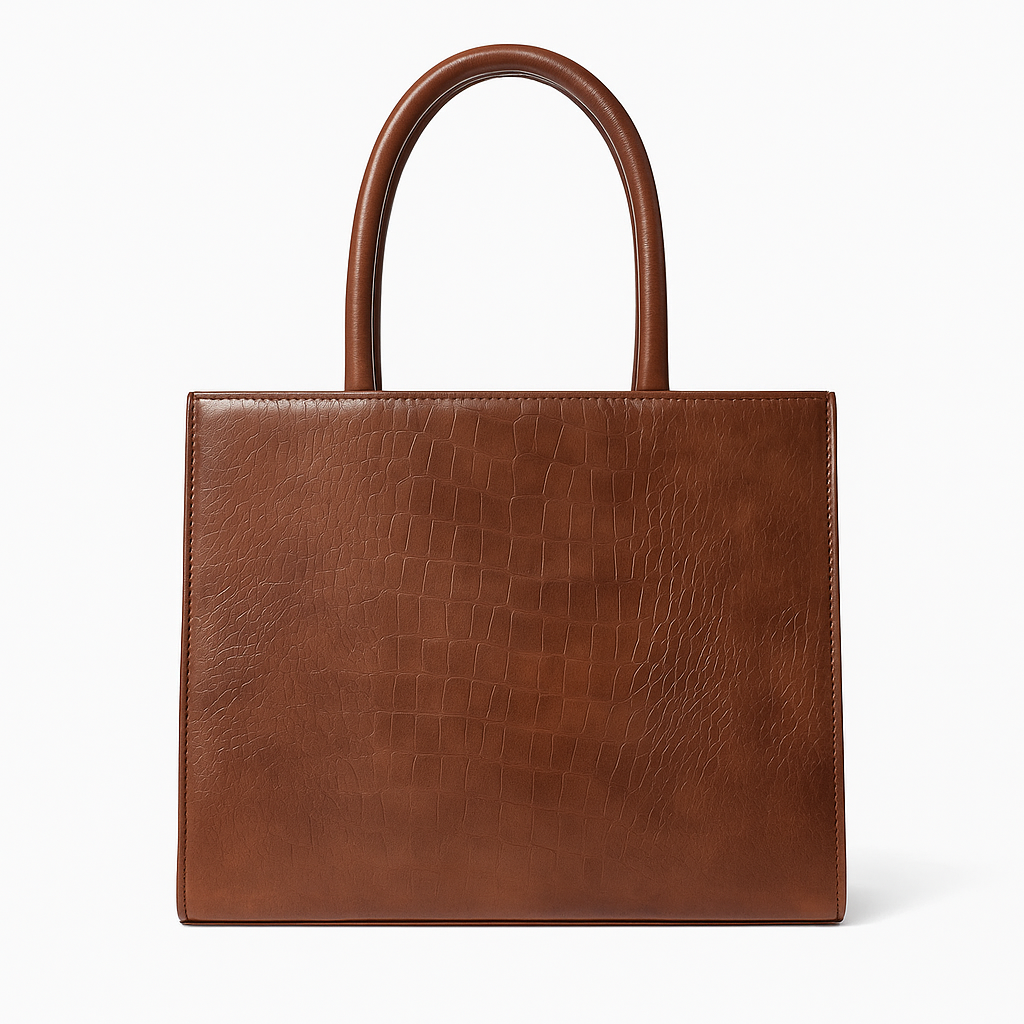 Brown Croco Tote