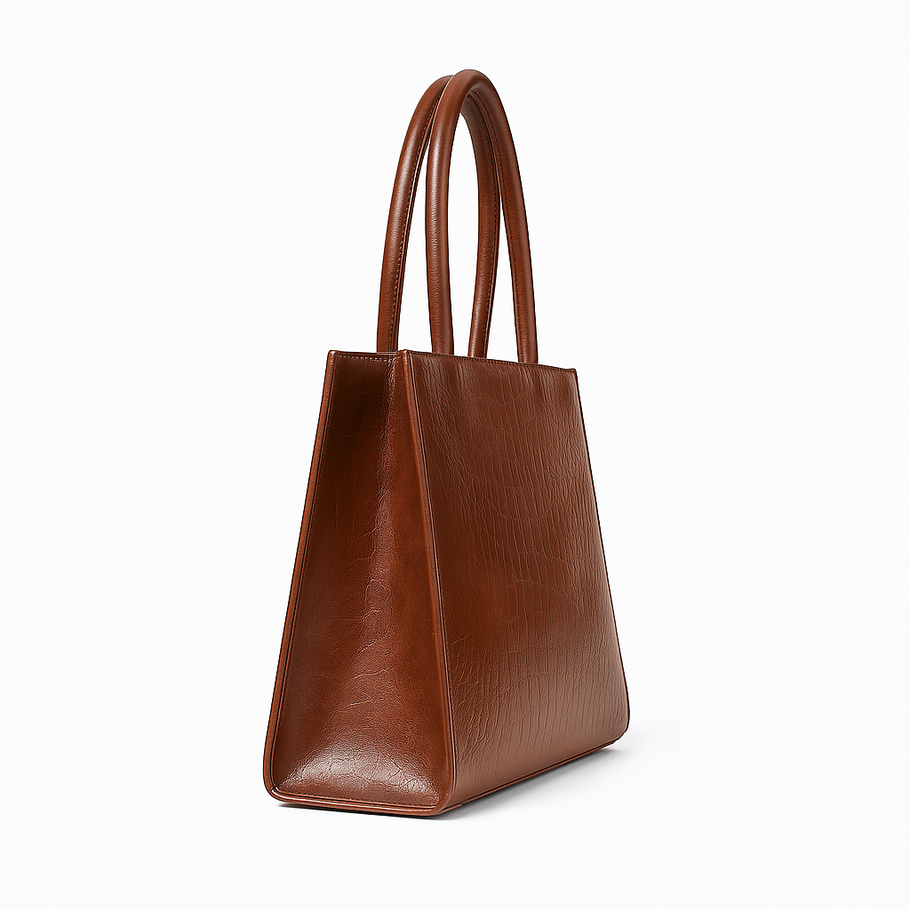 Brown Croco Tote